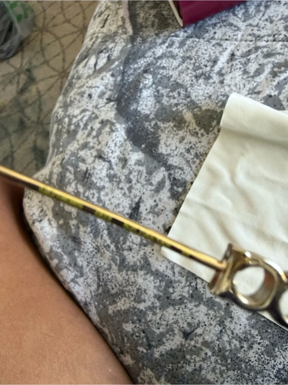 Gucci Gold Frame Sunglasses with Gray Lenses